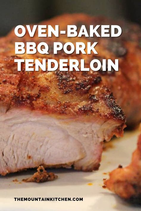 Bbq Pork In Oven, Barbeque Pork Loin, Oven Bbq Pork Tenderloin, Bbq Pork Loin Recipes Oven Baked, Pork Tenderloin With Bbq Sauce, Bbq Pork Loin Oven, Baking Pork Tenderloin Oven, Pork Loin Barbecue Recipe, Mesquite Bbq Pork Tenderloin