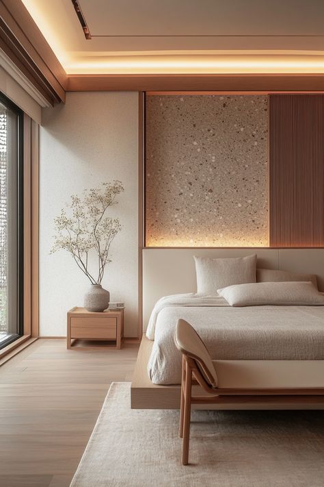 "Embrace simplicity and elegance with a Minimalist Japandi Bedroom! 🌸🛏️ #JapandiStyle #BedroomDecor #MinimalistLiving" Minimalist Japandi Bedroom, Japandi Bed, Japandi Style Bedroom, Japandi Bedroom Design, Minimalist Japandi, Japandi Bedroom, Transitional Decor Living Room, Japandi Design, Attic Design