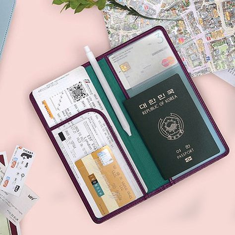 Leather Passport Holder Travel Tickets Cards Case Cover Megan Good, Travel Tickets, Leather Passport Holder, Passport Case, Travel Cards, Passport Wallet, Passport Cover, Travel Wallets, Passport Holder