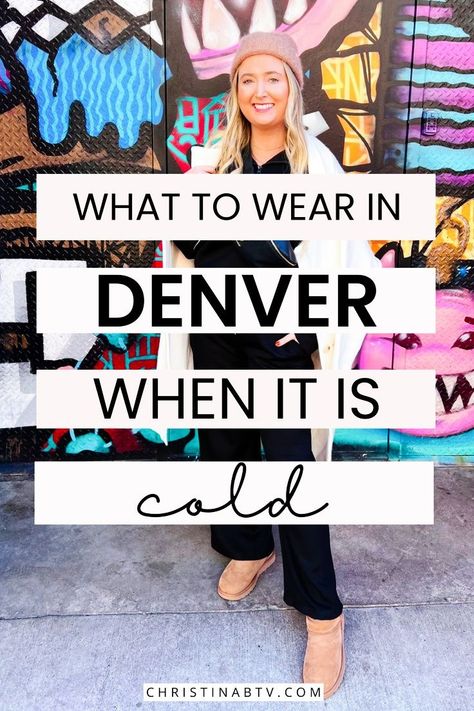 Discover the must-have cold weather outfits for a stylish winter adventure in Denver, Colorado. Our curated selection includes casual cold weather outfits that are both trendy and functional. Elevate your winter wardrobe with the latest women's fashion trends. Cold Weather Travel Outfit, Casual Cold Weather Outfits, Cold Weather Packing List, Colorado Fashion, November Outfits, Trendy Winter Outfits, December Outfits, Colorado Fall, Colorado Outfits