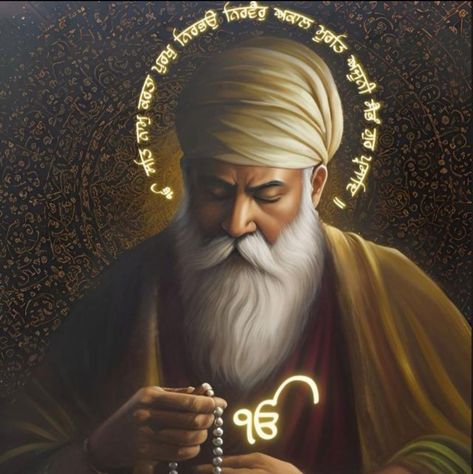 Guru Nanak Pics, Earth Art Drawing, Guru Wallpaper, Baba Deep Singh Ji, Guru Nanak Photo, Guru Nanak Wallpaper, Guru Nanak Dev Ji, Rajasthani Art, Nanak Dev Ji