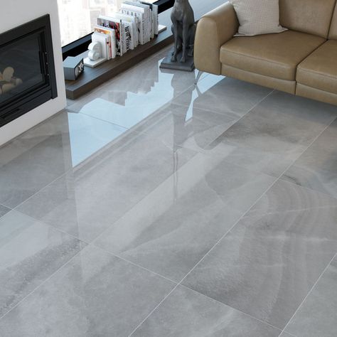 Image 4 of 6 from gallery of Porcelain Tiles - Palace | Grespania. Palace Porcelain Tiles | Grespania Tiles Living Room, Marble Flooring Design, Tile Floor Living Room, Luxury Living Room Decor, Interior Design Per La Casa, Living Room Tiles, House Floor Design, Floor Tile Design, Room Tiles