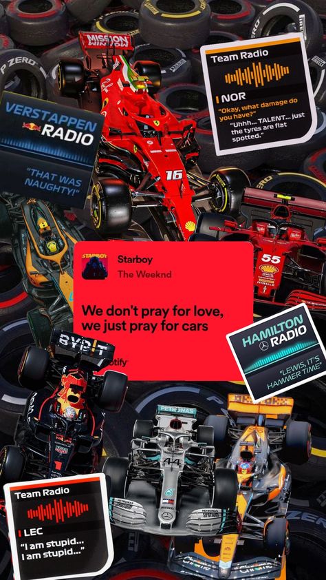 f1 wallpaper #ferrari #f1 #f1wallpaper #f1aesthtic #f1driver #f1team #f1radio #lockscreen #f1×theweeknd Ferrari F1 Car Wallpaper, F1 Driver Wallpaper, Formula 1 Ipad Wallpaper, F1 Wallpaper Collage, Iphone Wallpaper F1, Ferrari Lockscreen, Ferrari Moodboard, Formula 1 Lockscreen, Dr3 Wallpaper