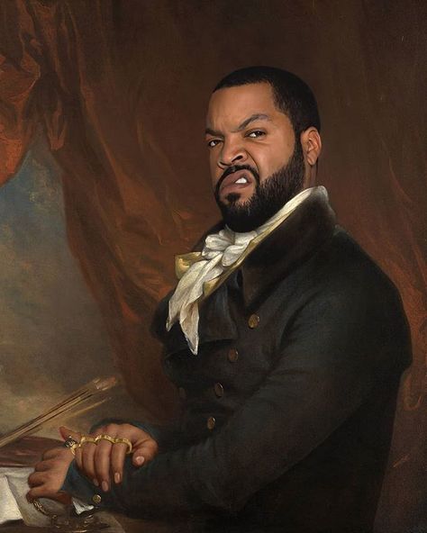 kyès on Instagram: “@icecube #icecube #painting #paintings #digitaldrawing #digitalpainting #digitalart #rap #rapus #rapper #rapmusic #rapartist #hiphop…” Ice Cube Rapper, Classical Paintings, Arte Do Hip Hop, Queen Latifah, Hip Hop Art, Gangsta Rap, Rap Artists, Carrie Fisher, Instagram Artist