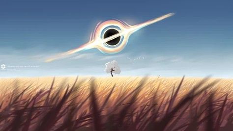 Giant Creatures Concept Art, Black Hole Man, Lost In Space Aesthetic, Event Horizon, Wallpaper Collage, Black Holes, Alien Planet, Cool Wallpapers Art, Fantasy Art Landscapes