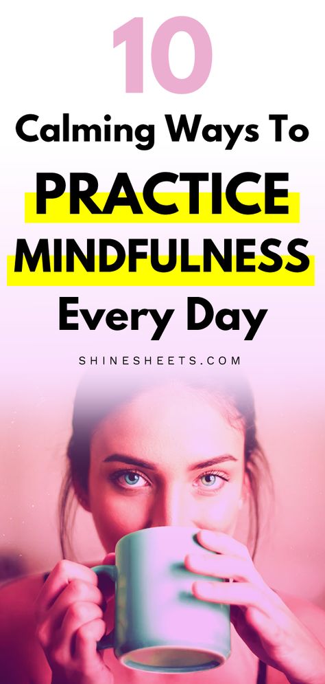 Mindfulness Printables, Practice Mindfulness, Mindfulness Techniques, Mindfulness Exercises, Meditation For Beginners, Mindfulness Activities, Be Mindful, Oral Health Care, Mindfulness Practice