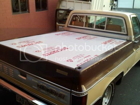 Homemade bed cover plans - The 1947 - Present Chevrolet & GMC Truck Message Board Network Bed Cover Ideas, Gmc Truck Accessories, Pickup Truck Bed Covers, Diy Truck Bedding, Homemade Beds, Teardrop Caravan, Cool Truck Accessories, Truck Bed Camping, Custom Truck Beds