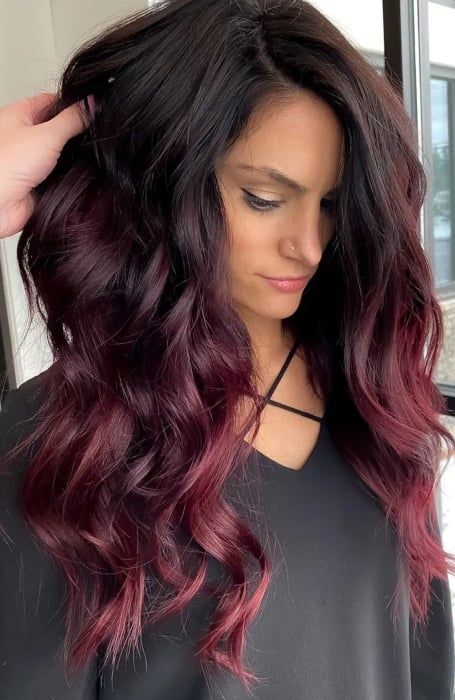 50 Best Ombre Hair Color Ideas for 2023 - The Trend Spotter Hair Color Ideas For 2023, White Ombre Hair, Hair Color Red Ombre, Ombre Hair Color Ideas, Dark Ombre Hair, Best Ombre Hair, Hair Color Plum, Pink Ombre Hair, The Trend Spotter