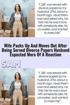 Wife Packs Up And Moves Out After Being Served Divorce Papers, Husband Expected More Of A Reaction Divorce Humor For Women Hilarious, Husband Wants Divorce, I Want A Divorce, Divorce Wife, Divorced Men, Post Divorce, Divorce Papers, After Divorce, Man Child