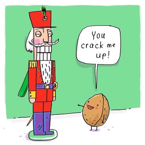 Winter Jokes, Nutcracker Christmas Card, Funny Christmas Cartoons, Funny Christmas Puns, Funny Christmas Wishes, Hilarious Comics, Holiday Jokes, Christian Cartoons, Christmas Puns