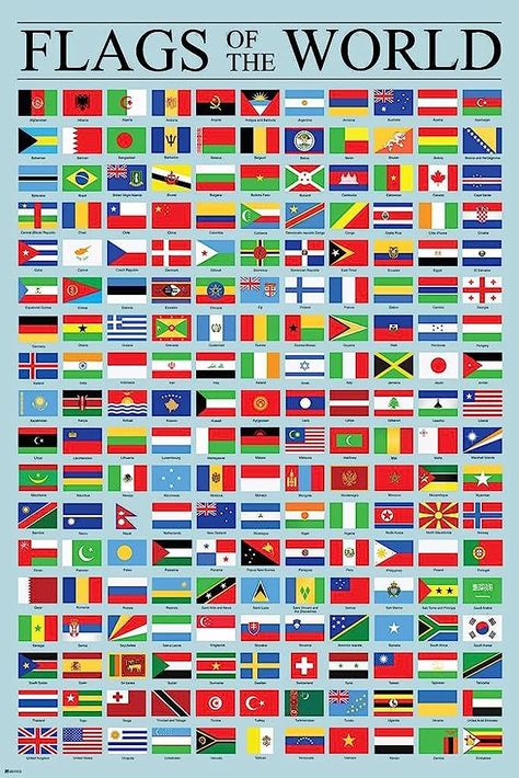 Amazon.com: Flags of The World Classroom Reference Chart National Countries Country Symbol Educational Teacher Learning Homeschool Display Supplies Teaching Aide Cool Wall Decor Art Print Poster 24x36 : Office Products World Flags Printable, Classroom Reference, Classroom History, All World Flags, World Country Flags, Picture Bedroom, Poster Creative, Flag Printable, Giant Poster