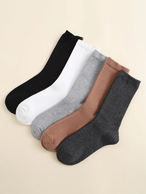 Pretty Socks, Solid Socks, Women Crew Socks, Cute Socks, Patterned Socks, Tube Socks, Socks And Tights, Fashion Socks, Trendy Fashion Women