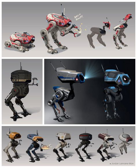 BD-1 Ideation Artwork - Star Wars Jedi: Fallen Order Art Gallery Small Droid Concept Art, Star Wars Bd Droid, Star Wars Droids Art, Star Wars Droid Design, Jedi Fallen Order Concept Art, Star Wars Robot Concept Art, Bd1 Droid, Bd 1 Star Wars, Bd Droid