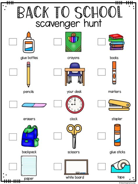 Easter scavenger hunt