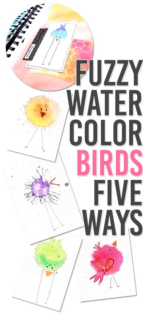 Whimsical Art Journal, Easy Art For Kids, Watercolor Pans, Mixed Media Art Tutorials, Art Journal Tutorial, Watercolor Beginner, Watercolor Birds, Beginner Art, Art Lessons For Kids