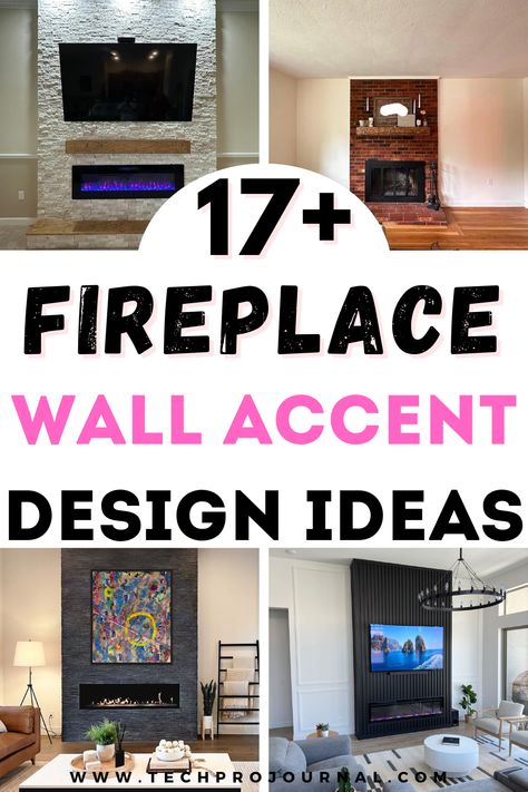 Today I’m sharing some fireplace wall accent design ideas to enhance your room and make it stand out. If you’re looking for ways to create a cozy focal point in your living space, these fireplace wall accent design ideas will inspire you to bring warmth and style into any room. Fireplace Wall Tile Floor To Ceiling, Accent Wall Around Fireplace, Dark Fireplace Wall, Fireplace Accent Wall Ideas, Accent Wall Fireplace, Tiled Fireplace Wall, Fireplace Accent Wall, Above Fireplace Ideas, Fireplace Wall Ideas