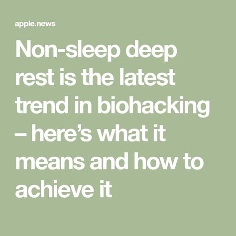 Non Sleep Deep Rest, Bionic Reading Method, Biohacking For Women, Biofeedback What Is, Biofilm Cleanses, Bio Hacking, Bioidentical Hormone Replacement, Deep Rest, Hair Science