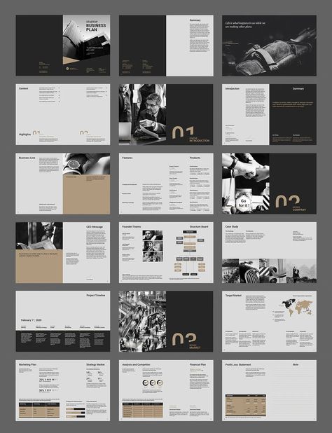 Business Plan Graphic Design, Architectural Layout Design, Business Plan Template Design, Business Plan Design Layout, Market Research Template, Portpholio Design, Business Template Design, Business Plan Layout, Portfolio Marketing