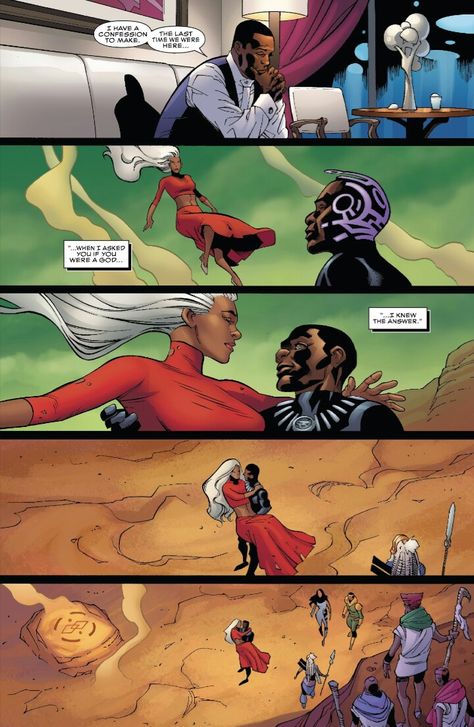 Black Panther Storm, Storm Xmen, Black Love Artwork, Storm Marvel, Cosmic Comics, Ororo Munroe, Xmen Comics, T Challa, Black Panther Art