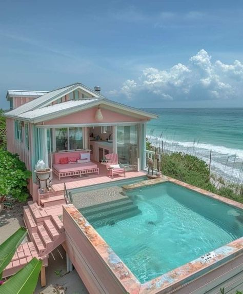 Cute Beach House, Beach House Aesthetic, Florida Beach House, Dreams Resorts, Aesthetic Room Ideas, Dream Life House, Beach Room, Beach Houses, Florida Home