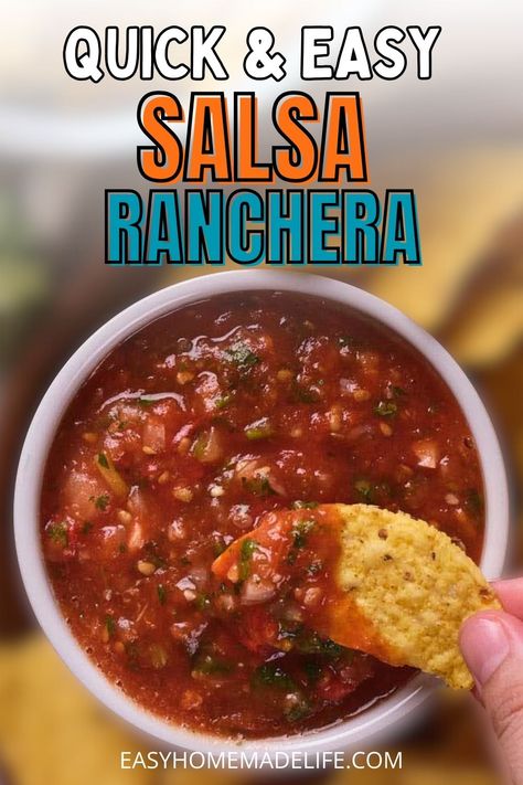 Homemade Salsa Ranchera Recipe Hot Mexican Salsa Recipes, Amish Salsa Recipe, Homemade Salsa Recipe Canning, No Cook Salsa Recipe, Restraint Style Salsa, Chips And Salsa Recipe, Hot Salsa Recipe With Fresh Tomatoes, Blender Salsa Fresh Tomatoes, Taco Salsa Recipes