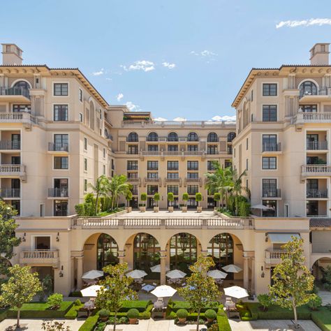 Hotel Facade, Hotel Exterior, Los Angeles Hotels, Hollywood Homes, Hotel Building, Conde Nast Traveler, Luxury Homes Dream Houses, Classical Architecture, Hotel Design