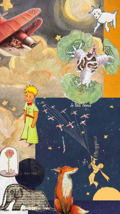 #thelittleprince #vintage #books #wallpaper #movies #french Vintage Books Wallpaper, Crochet Keyring Free Pattern, The Petit Prince, Disney Codes, Wallpaper Movies, Little Prince Quotes, Books Wallpaper, Gold Wallpaper Background, Fairy Wallpaper