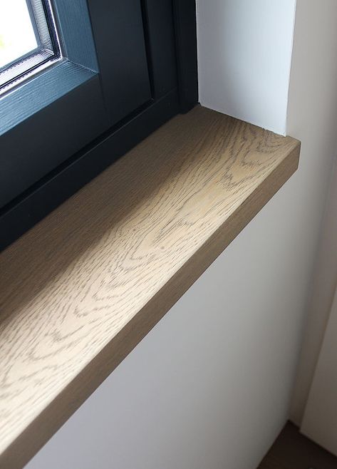 Internal Window Sill, Oak Window Sill, Deep Window Sill, Wooden Window Sill, Wood Window Sill, Interior Window Sill, Window Sill Trim, Windowsill Ideas, Interior Window Trim