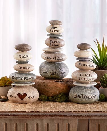 Tabletop Shelf, Deco Nature, Painted Rocks Craft, Rock Painting Patterns, Rock Decor, Rock Painting Designs, Stone Crafts, Tabletop Decor, Rock Painting Art