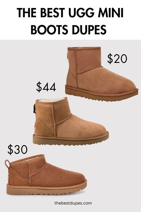 Ugg mini boots dupe Ankle Boot Uggs Outfit, 2023 Ugg Trends, Vegan Ugg Boots, How To Wear Ultra Mini Uggs, Styling Ugg Ultra Mini, Styling Short Ugg Boots, Ugg Duplicates, Ulta Mini Ugg Outfit, How To Wear Mini Ugg Boots