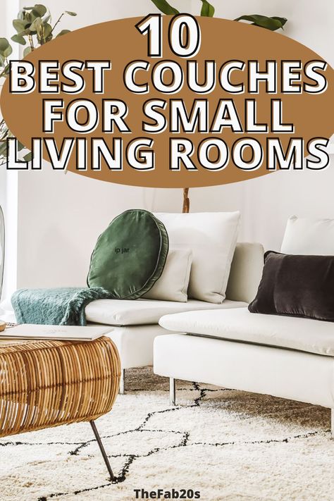 Small Living Couch Ideas, Furniture For Very Small Living Room, Small Comfy Sofas, Seating Options For Small Living Room, Apartment Living Room Couch Ideas, Alternatives To Couches, Compact Living Room Ideas Small Houses, Couch For Small Apartment, Best Couch For Small Living Room