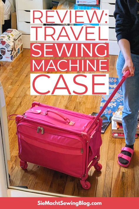 I’m back with another review for sewists — this time I’m dissecting (not really) my all-pink, rolling Tutto sewing machine case. Keep reading for a review of this premium sewing machine bag on wheels. [...]Continue Reading Sewing Machine Travel Case, Travel Sewing Case, Sewing Machine Bag, Free Craft Supplies, Bag On Wheels, Sewing Caddy, Rolling Tote, Sewing Case, Rolling Bag