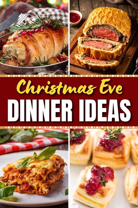 Christmas Dinner Themes, Dinner Buffet Ideas, Christmas Eve Dinner Ideas, Christmas Eve Meal, Christmas Meat, Christmas Party Menu, Delicious Dinner Ideas, Holiday Meal Planning, Healthy Christmas Recipes