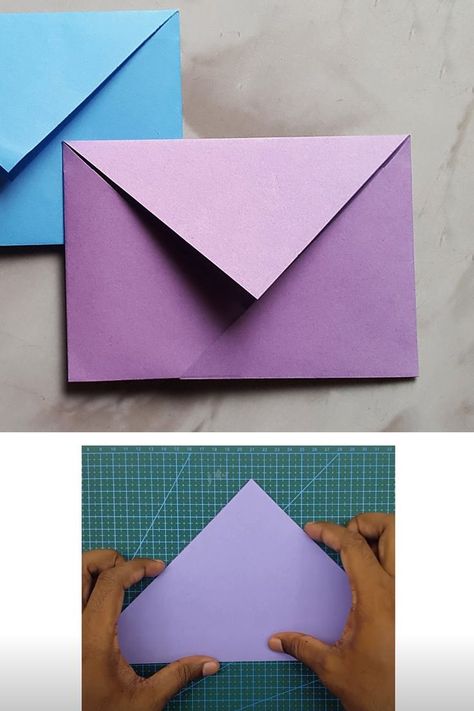 How to make origami envelope easy. Envelope making with paper. Easy Origami Envelope. Paper Envelope Craft. DIY paper Envelope Ideas. #Envelope #Origami #Easy Mini Envelopes Diy, Origami Envelope Tutorial, Origami Envelope Easy, Envelope Origami, Envelope Craft, Diy Envelope Template, Homemade Envelopes, Easy Envelope, Envelope Tutorial