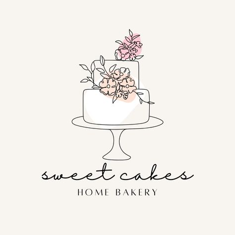 Cake Bakery Logo Design, Black Bakery, Cake Bakery Logo, Patisserie Logo, Baking Logo, Bakery Cake, Cake Bakery, Cake Logo, Bakery Logo