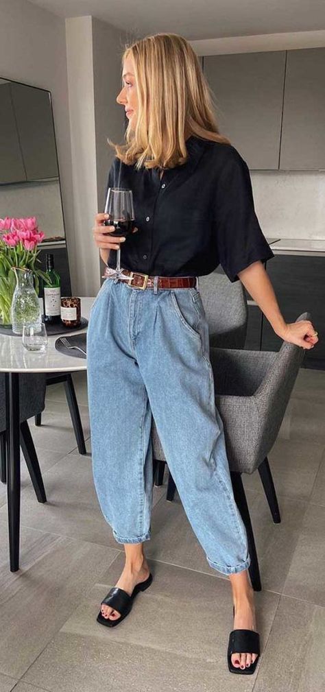 Inspired Outfits, Mode Tips, Mode Hippie, Slouchy Jeans, Ținută Casual, Stil Inspiration, Mode Inspo, 가을 패션, Mode Inspiration