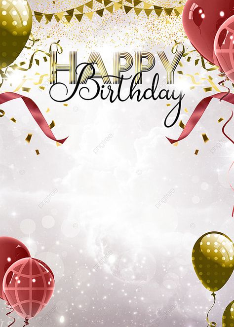 Golden And Red Simple Style Balloon With Ribbon Spot Happy Birthday Background Background Images For Design, Happy Birthday Background Png, Birthday Design Template, Birthdays Background, Background Happy Birthday Design, Birthday Banner Design Birthday Banner Design Background, Birthday Background Images For Editing, Banner Birthday Design, Red Birthday Background