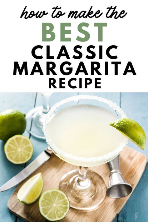 Struggling to find the best classic margarita recipe with a smooth, easy taste? Learn how to make the perfect lime margarita with 100% agave tequila, Cointreau, and fresh ingredients. Save this pin for simple and classic tequila cocktails you'll love. Best Classic Margarita Recipe, Real Margarita Recipe, Patron Margarita Recipe, Agave Margarita Recipe, Original Margarita Recipe, Margaritas Recipes, Cointreau Margarita, Perfect Margarita Recipe, Classic Tequila Cocktails