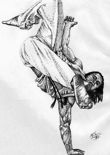 Capoeira Capoeira Martial Arts, Capoeira Art, Brazilian Martial Arts, Elements Of Dance, Dancers Art, Black Photography, Anatomy Drawing, Poses References, Black Art Pictures