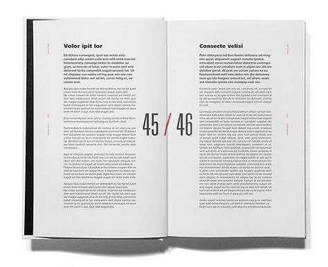 Page numbers. Also, a look at page size as a feature in itself. I like the slight elongation of the page. Layout Editoriale, Numbers Design, Graphic Design Magazine, 보고서 디자인, Editorial Layouts, Mises En Page Design Graphique, Book Design Inspiration, Editorial Design Layout, Page Layout Design