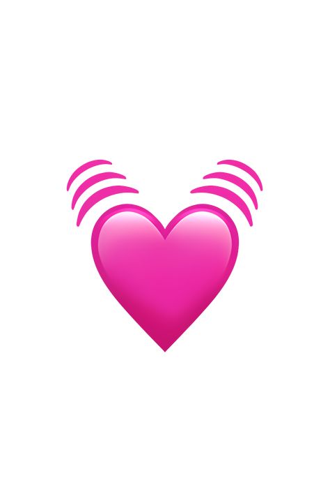 The 💓 Beating Heart emoji appears as a red heart with a small pink or white line in the center, indicating a pulsing or beating motion. The heart is typically depicted as a solid shape with a smooth, curved outline, and may be surrounded by a white or transparent border. The overall appearance of the emoji is simple and straightforward, with a clear and recognizable symbol of love and emotion. Ios Emoji Png Transparent, Iphone Heart Emoji, Emot Iphone, Apple Emoji, Pink Heart Emoji, Emojis Iphone, Iphone Png, Phone Emoji, Apple Emojis