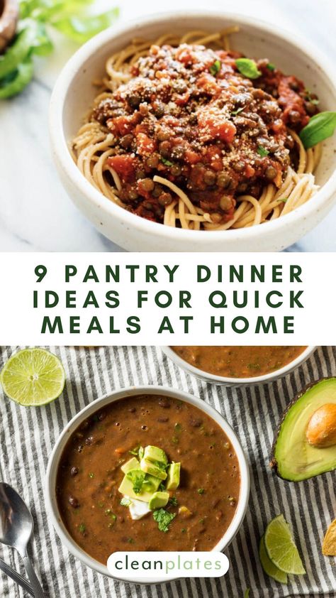 Pantry Dinner Ideas, Pantry Dinner, Salmon Burger Recipe, Baked Frittata, Top Ramen, Late Night Dinner, Orzo Pasta Salad, Brown Lentils, Crustless Quiche