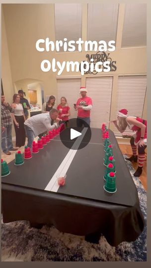 4.1K views · 66 reactions | Gear up for a holly jolly showdown at your next holiday gathering with Christmas Olympics. What games does your family play? What games should we add to Christmas Olympics! 🎅🎄 Get ready to sprint like Santa, throw like champions, and throw bows like elves. Join us in the ultimate festive challenge and let the games begin! 🌟❄️ | Never_Done_DIY | Super Simple Songs · We're Going to the Reindeer Games Christmas Olympics, Christmas Eve Games, Christmas Games To Play, Family Games To Play, Fun Holiday Games, Fun Family Christmas Games, Diy Party Games, Christmas Games For Adults, Xmas Games