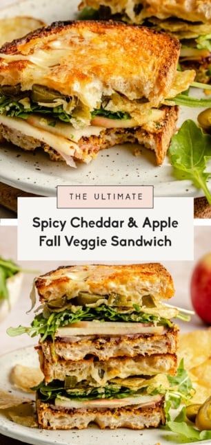 November Meals, Sandwich Toppings, Veggie Sandwiches, Chunky Dunk, Apple Sandwich, Homemade Sandwich, Sandwich Bread Recipes, Ambitious Kitchen, Veggie Sandwich