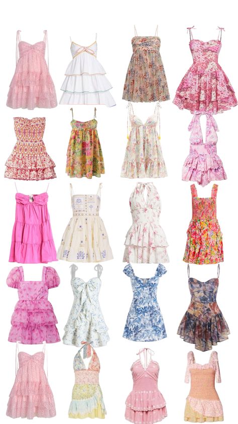 Preppy Summer Dress, Must Have Dresses, Shuffles Summer, Rush Outfits, Cute Formal Dresses, Preppy Summer Outfits, Europe Outfits, Casual Preppy Outfits, Looks Party