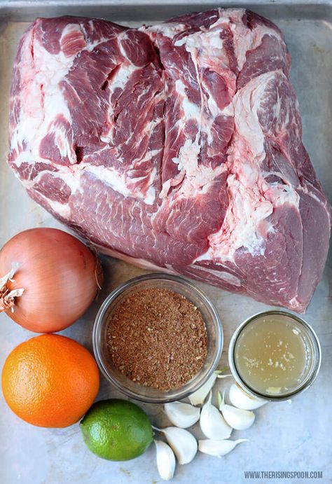 Slow Cooker Pork Shoulder (For Pulled Pork & Carnitas) Carnitas Recipes, Pulled Pork Carnitas, Slow Cooker Pork Shoulder, Pork Shoulder Recipes, Pork Shoulder Roast, Carnitas Recipe, Crockpot Roast, Pork Carnitas, Crockpot Pork