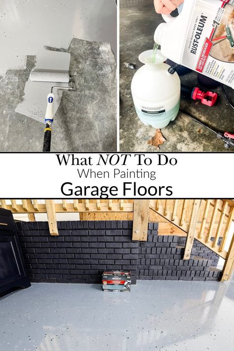 Garage Floors Diy, Garage Paint, Floor Paint Colors, Concrete Garage, Garage Floor Paint, Garage Update, Garage Floor Coatings, Floor Makeover, Garage Floors