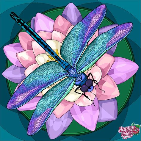 Dragonfly Artwork, Tiny Creatures, Watercolor Dragonfly, Pencil Drawings For Beginners, Whimsical Art Paintings, Glass Window Art, Adult Coloring Designs, Dragonfly Art, Flamingo Art