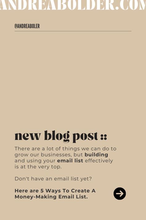 Building a money-making email list is a major priority in my business, probably my top priority but it was not always that way…Learn the 5 Ways I Created a Money Making Email List! Marketing Checklist, Online Business Plan, Business Checklist, Create Online Courses, Email Marketing Template, Email Marketing Services, Online Marketing Strategies, Work From Home Tips, Income Ideas