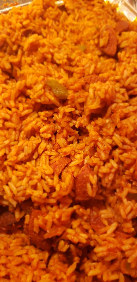 How To Make Red Rice, Easy Red Rice Recipe, Soul Food Rice, Red Rice Recipes, Carolina Red Rice, Soul Food Red Beans And Rice, Gullah Red Rice Recipe, Hot Rice Recipe, Southern Style Red Beans And Rice